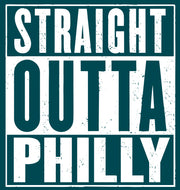 Straight Outta Philly Adult-Tshirt