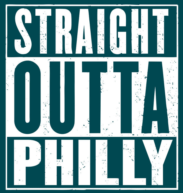 Straight Outta Philly Adult-Tshirt