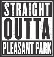 Straight Outta Pleasant Park Adult-Tshirt