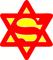 Super Jew Funny Jewish Adult-Tshirt
