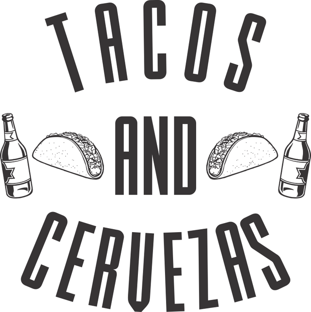 Tacos And Cervezas Adult-Tshirt