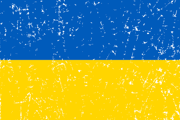 Ukraine Flag | Vintage Style, Ukrainian Pride Adult-Tshirt