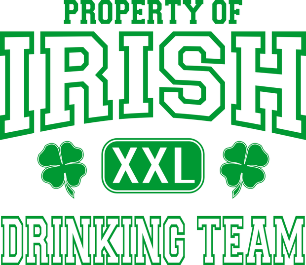 Property Of Irish Drinking Team St. Patricks Day Adult-Tshirt