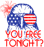 Bald Eagle You Free Tonight? July 4 USA Pride America Adult-Tshirt