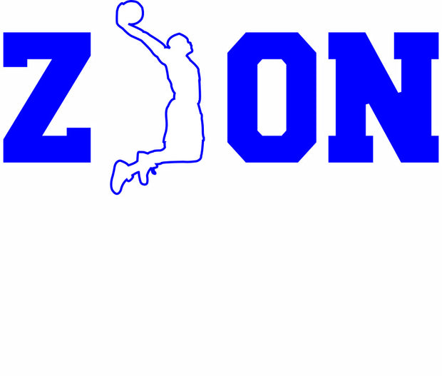 Zion Basketball Adult-Tshirt
