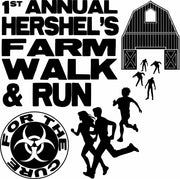 First Annual Hershel's Farm Walk & Run For The Cure Adult-Tshirt