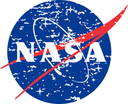 Distressed NASA Logo Adult-Tshirt