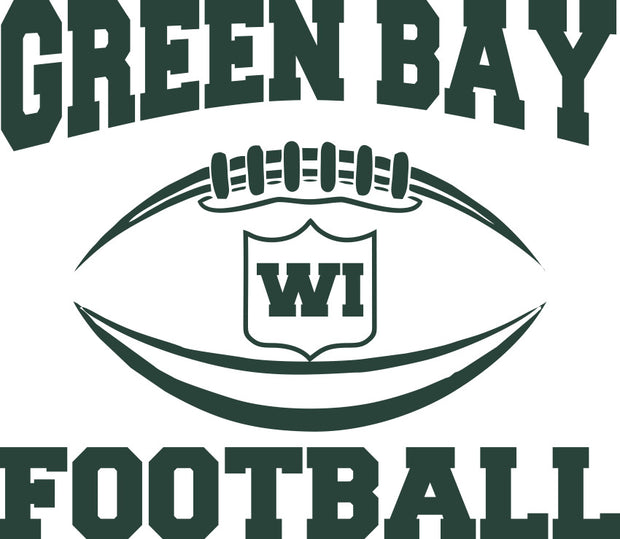 City Of Green Bay Wisconsin Football Adult-Tshirt